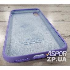 Чехол-силикон оригинал Full Soft Matte iPhone X /XS, Lilac