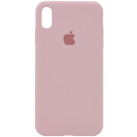 Чехол-силикон оригинал Full Soft Matte iPhone X / XS Pink Sand (Класс А)