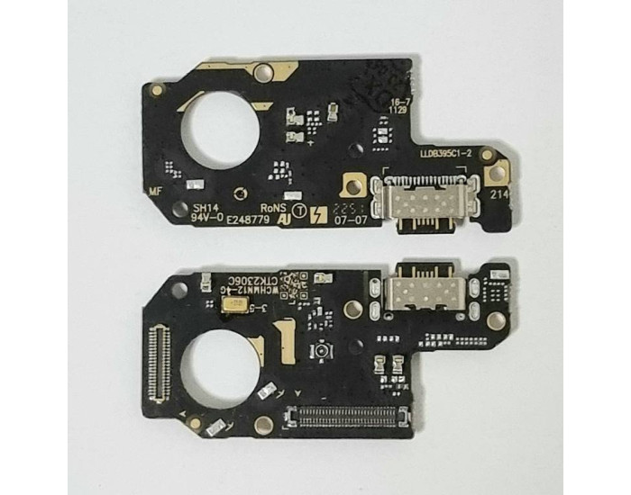 Шлейф для Xiaomi Redmi Note 12 4G, коннектора зарядки с микрофоном