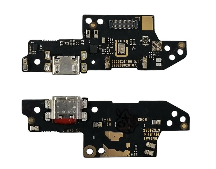 Шлейф для Xiaomi Poco C3 /Redmi 10A /Redmi 9A /Redmi 9AT /Redmi 9C, коннектора зарядки с микрофоном, High Copy