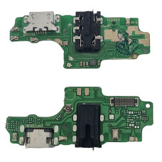 Шлейф для Tecno Spark Go 2021, коннектора зарядки, микрофона, с компонентами High Copy