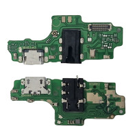 Шлейф для Tecno Spark Go 2020, коннектора зарядки, микрофона, с компонентами High Copy