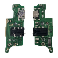 Шлейф для Tecno Spark 8P, конектора зарядки, мікрофона з компонентами, High Copy