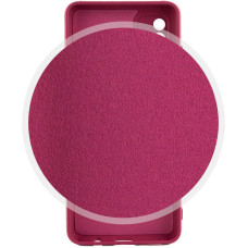 Чохол-силікон Silicone Cover Lakshmi Full Camera Samsung A04s / A13 5G (A047 / A136U) (Бордовий / Marsala)