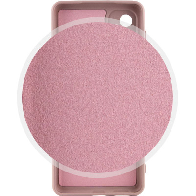 Чохол-силікон Silicone Cover Lakshmi Full Camera Samsung A04s / A13 5G (A047 / A136U) (Рожевий / Pink Sand)