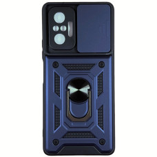 Чохол-Ударостійкий Camshield Serge Ring Xiaomi Redmi Note 10 Pro / Note 10 Max , синій