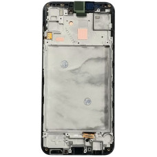 Дисплей с сенсорным экраном (модуль) Samsung A155 A15 /A156, черный с рамкой, сервисная упаковка, Brave Black, GH82-33637A