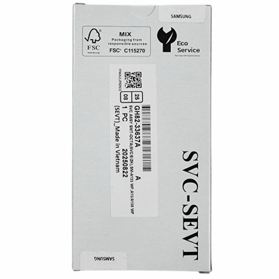 Дисплей с сенсорным экраном (модуль) Samsung A155 A15 / A156, черный с рамкой, сервисная упаковка, Brave Black, GH82-33637A