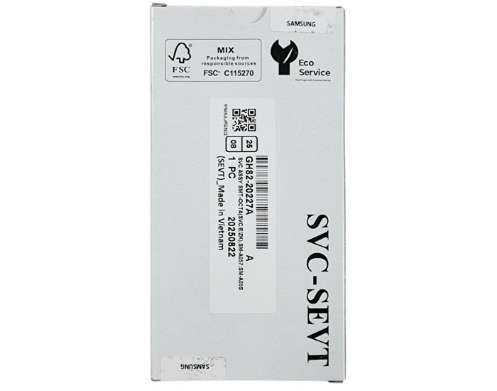 Дисплей с сенсорным экраном (модуль) Samsung A057 Galaxy A05s, черный, сервисная упаковка, оригинал GH82-20227A