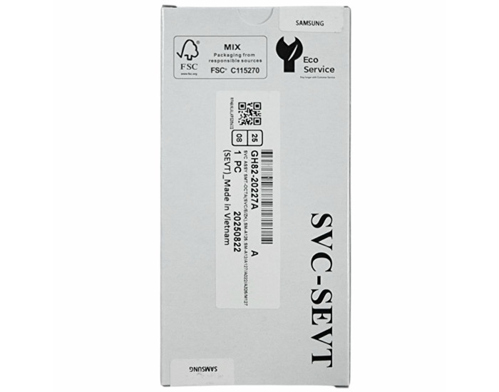 Дисплей с сенсорным экраном (модуль) Samsung A022 A02 /A125 A12 /A127 A12 /A326 A32 5G /M022 M02 /M127 M12 /M326 M32 5G, черный, сервис упаковка, оригинал GH82-220227A