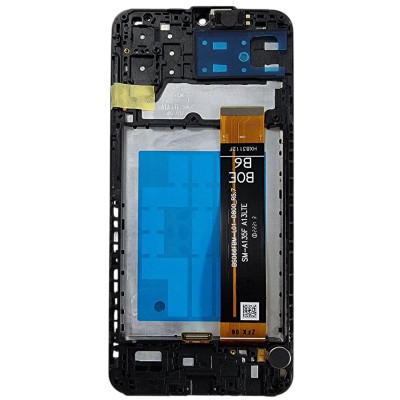 Дисплей с сенсорным экраном (модуль) Samsung A135, A137, A236, M135F, M236, M336, черный, с рамкой, сервисная упаковка, оригинал BS066FBM-L01-D800_R5.7, GH82-29133A
