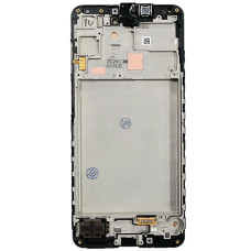 Дисплей с сенсорным экраном (модуль) Samsung A166 A16 5G, черный с рамкой, оригинал, сервисная упаковка GH82-36143A
