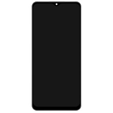 Дисплей с сенсорным экраном (модуль) Samsung A225 A22 4G, черный с рамкой, сервисная упаковка, оригинал, Amoled, GH82-26047A