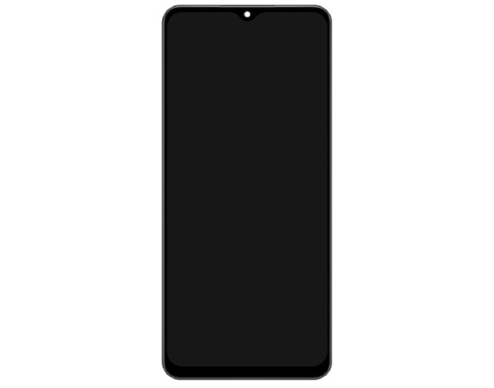 Дисплей с сенсорным экраном (модуль) Samsung A225 A22 4G, черный с рамкой, оригинал, сервисная упаковка GH82-26047A