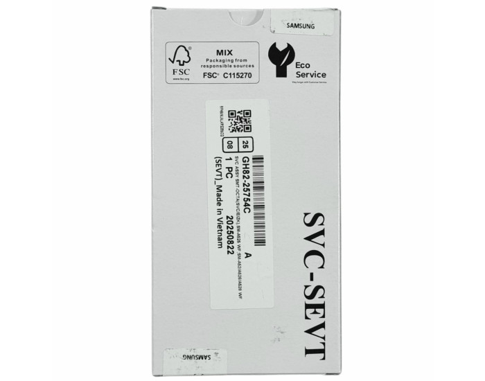 Дисплей з сенсорним екраном (модуль) Samsung A52 A525 /A526 /A528, чорний з рамкою (Awesome Black) оригінал, сервісна упаковка (GH82-37049A)