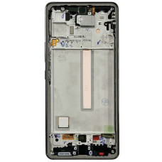Дисплей с сенсорным экраном (модуль) Samsung A536 A53 5G, черный с рамкой, оригинал, сервисная упаковка GH82-28025A