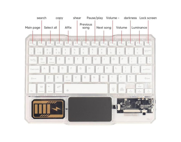 Беспроводная клавиатура KB333 RGB