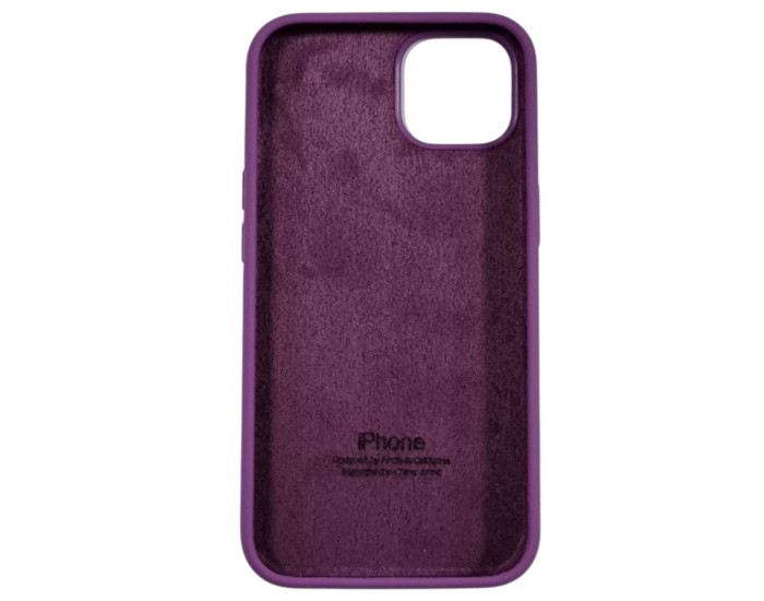 Чехол-силикон оригинал Full Soft Matte iPhone 16 Pro Max виноградный