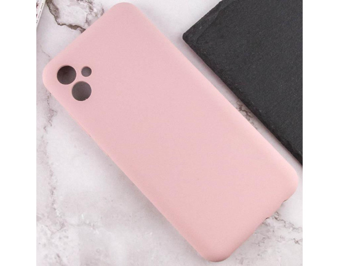 Чохол-силікон Silicone Lakshmi Full Camera Samsung A07 (Рожевий / Pink Sand)