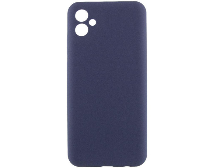 Чохол-силікон Silicone Lakshmi Full Camera Samsung A07 (Темно-синій / Midnight blue)