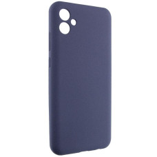 Чохол-силікон Silicone Lakshmi Full Camera Samsung A07 (Темно-синій / Midnight blue)