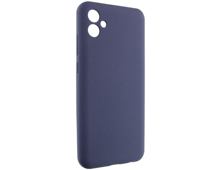 Чохол-силікон Silicone Lakshmi Full Camera Samsung A07 (Темно-синій / Midnight blue)