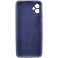 Чохол-силікон Silicone Lakshmi Full Camera Samsung A07 (Темно-синій / Midnight blue)