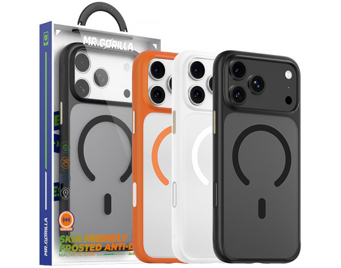 Чохол-силікон Blueo Skin Friendly Frosted with MagSafe Apple iPhone 17 Pro Max Black