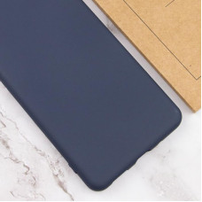 Чехол-силикон Getman Liquid Silk Full Camera Samsung Galaxy S23+ (Синий / Midnight Blue)