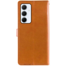 Чехол-книга Кожаный GETMAN Gallant Samsung Galaxy A17 , Коричневый