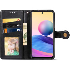 Чехол-книга Кожаный GETMAN Gallant Samsung Galaxy A17, Черный