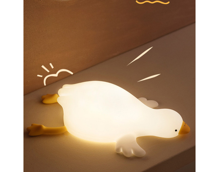 Ночник D19 Lying Goose White