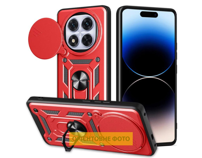 Чохол-Ударостійкий Camshield Serge Ring Xiaomi Redmi 15C (UA/Europe 173mm), Red