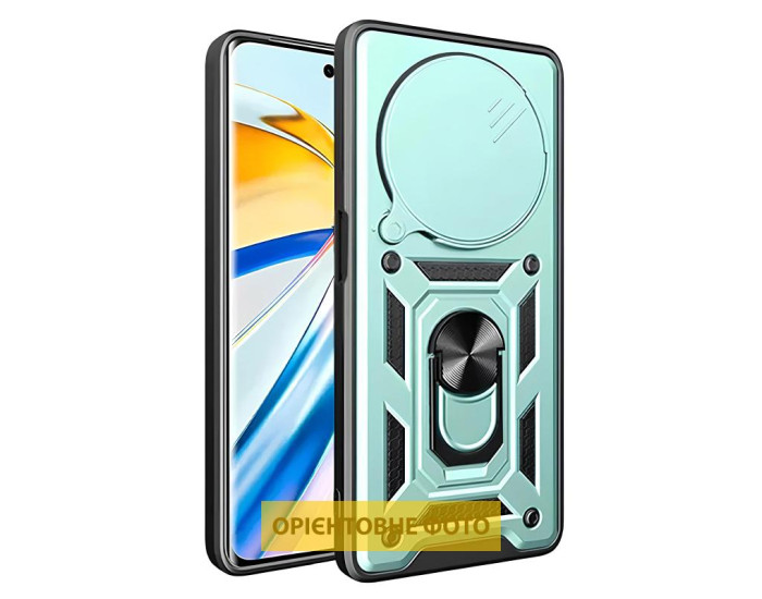 Чохол-Ударостійкий Camshield Serge Ring Xiaomi Redmi 15C (UA/Europe 173mm), Green