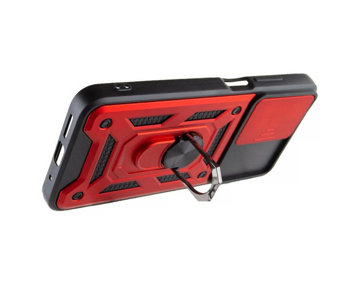 Чохол-Ударостійкий Camshield Serge Ring Xiaomi Redmi 10 , червоний