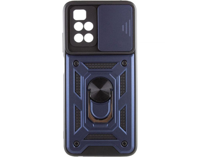 Чохол-Ударостійкий Camshield Serge Ring Xiaomi Redmi 10 , синій