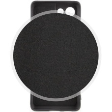 Чехол-силикон Getman Liquid Silk Full Camera Samsung Galaxy S21 Ultra (Черный / Black)
