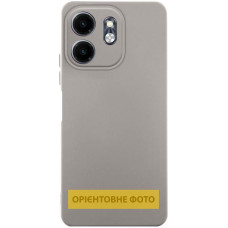 Чехол-силикон Getman Liquid Silk Full Camera Samsung Galaxy S21 Ultra (Серый / Grey)