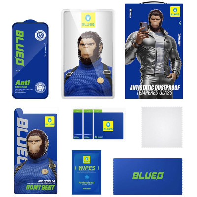 Защитное стекло 2.5D стекло BLUEO Full Cover HD Apple iPhone 16 \ 15, Черный