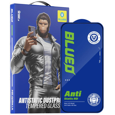 Защитное стекло 2.5D стекло BLUEO Full Cover HD Apple iPhone 15 Pro, Черный