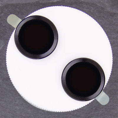 Защитное стекло Camera Metal на камеру iPhone 16 / 16 Plus Black