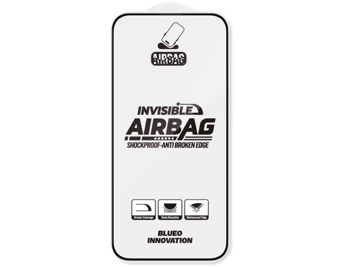 Захисне Скло Blueo Invisible Airbag Anti-broken Apple iPhone 17 Pro Max чорний