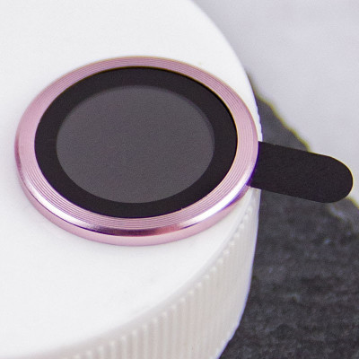 Защитное стекло Camera Metal на камеру iPhone 16 / 16 Plus Pink