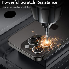 Защитное стекло Metal Classic на камеру iPhone 15 Pro/15 Pro Max (Серебряный / Silver)