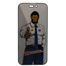 Защитное стекло Privacy (Анти-шпион) iPhone 15 Pro Max Черное