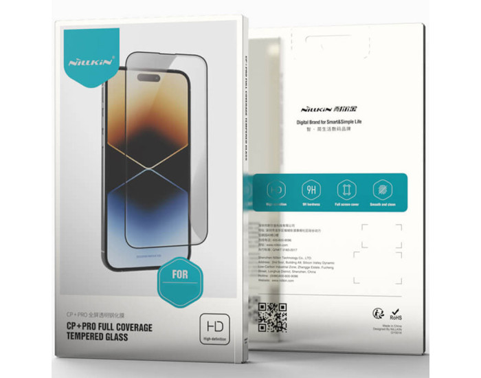 Захисне Скло Nillkin iPhone 14/13/13 Pro/16e 5D Black