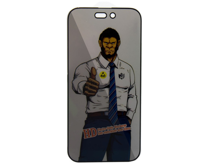 Защитное стекло Privacy 5D Anti-Static iPhone 13 Pro Max /14 Plus, Черное