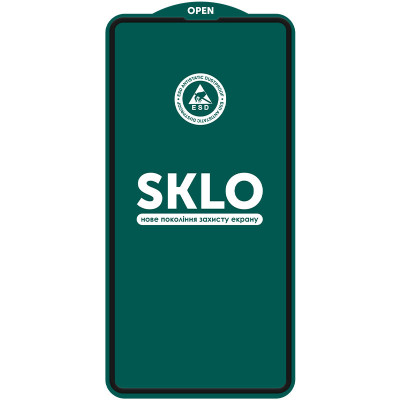 Защитное стекло SKLO 5D iPhone 16 Pro, Черный