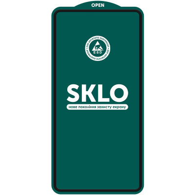 Защитное стекло SKLO Samsung S25 Ultra Черный