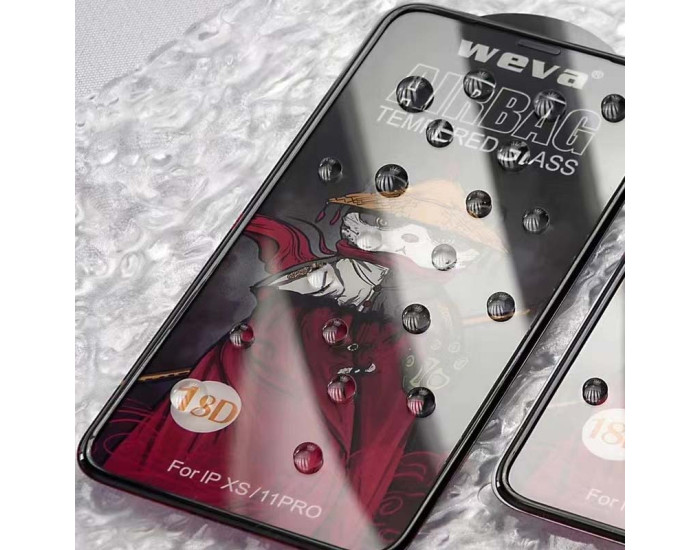 Захисне Скло Weva AirBag iPhone X /XS /11 Pro, Black